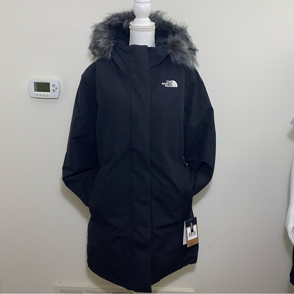 The North Face Women's Plus Arctic Parka Down Coat TNF Black Sz 1X 2X 3X NWT - Picture 5 of 14